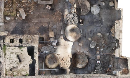 The site seen from above