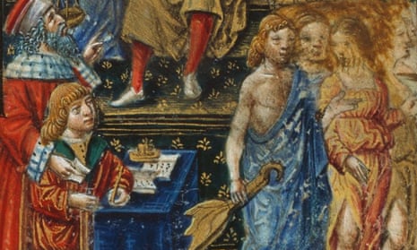 A clean-shaven, red-haired Leonardo is shown seated in Gaspare Visconti’s Romanzo di Paolo e Daria .
