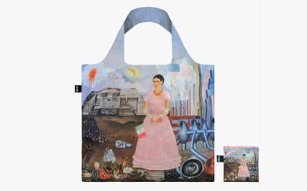 Frida Kahlo recycled tote bag