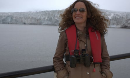 Siobhán Mcdonald lors d'une précédente expédition au Groenland.