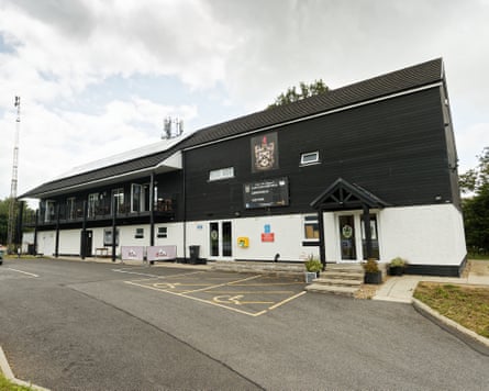 The Cwmtwrch clubhouse