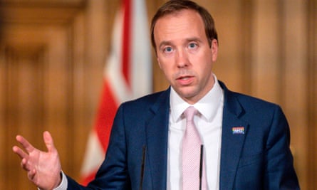 Health secretary Matt Hancock