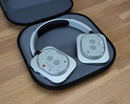 The Nothing Headphone 1 in their open case.