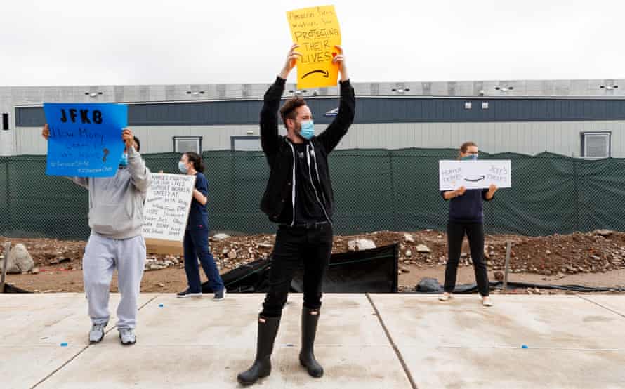 Amazon Is Cracking Down On Protesters And Organizing Workers Say Amazon The Guardian Amazon Is Cracking Down On Protesters And Organizing Workers Say Amazon The Guardian