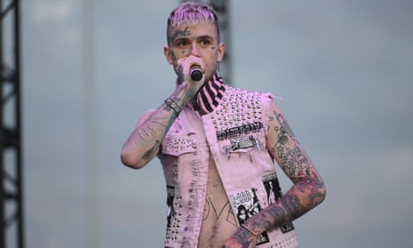 Lil Peep performs onstage in 2017.