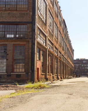 The abandoned remains of blast furnaces, closed in 1995, in Pennsylvania.