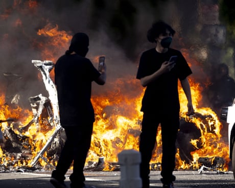 Los Angeles protests: Donald Trump deploys more National Guard troops and marines as disorder goes into fourth day – live
