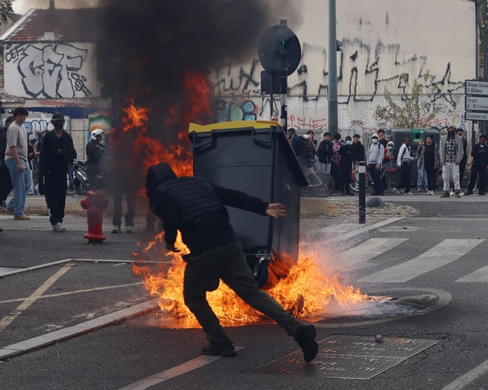 Fires, fury and hundreds of arrests as France gripped by student protests
