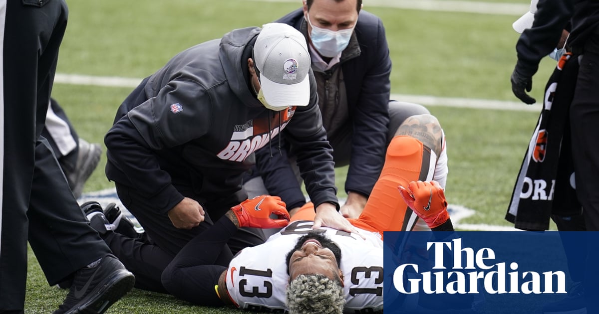 Browns star Odell Beckham Jr out for season with torn ACL in left knee