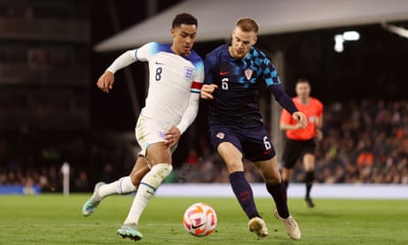 England Under-21s slip to Croatia defeat despite Morgan Gibbs-White penalty