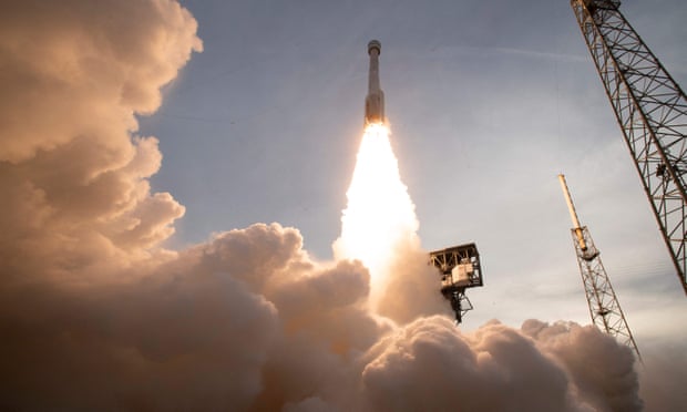 A Nasa launch vehicle blasts off in Florida. The launches in the Northern Territory of smaller research rockets will be the first Nasa launches from a commercial facility outside the US