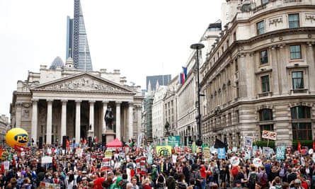 The anti-austerity march in London on 20 June.