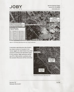 Joby’s FAA application.