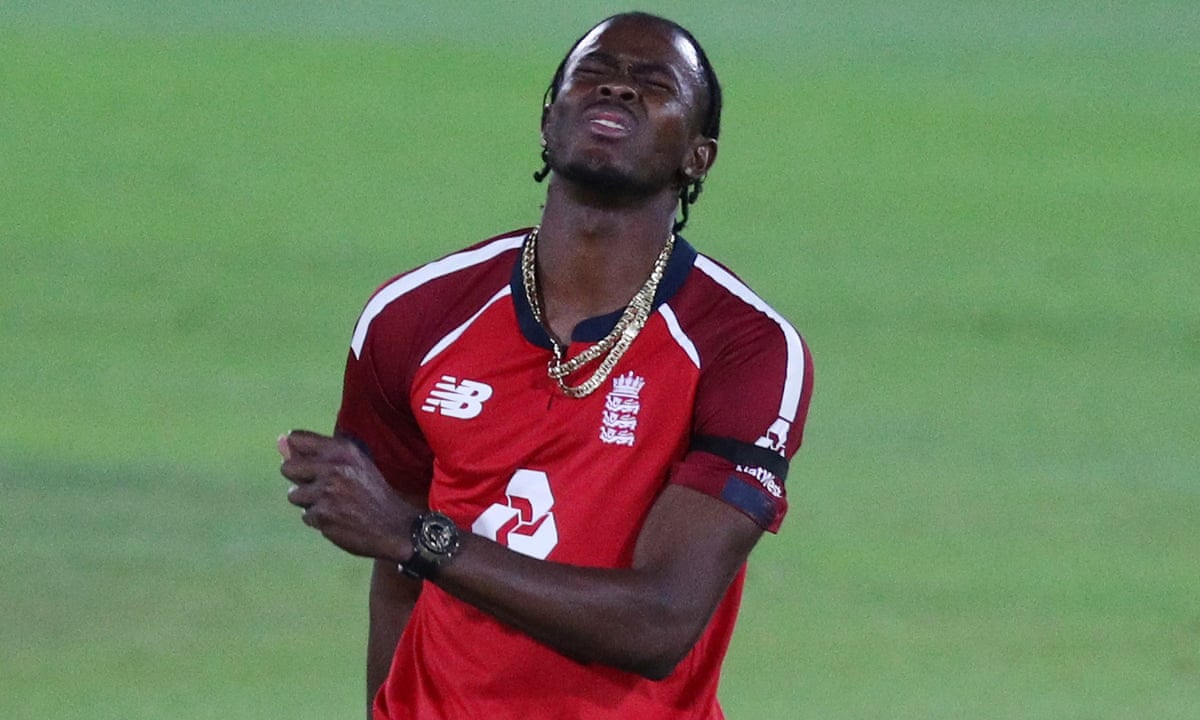 Jofra Archer Ruled Out Of Ashes And T World Cup With Elbow Injury Setback Jofra Archer The Guardian Jofra Archer Ruled Out Of Ashes And T World Cup With Elbow Injury Setback Jofra Archer The Guardian