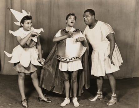 If you go down to the woods … Butterfly McQueen as Puck, Maxine Sullivan as Titania and Louis Armstrong as Bottom/Pyramus.