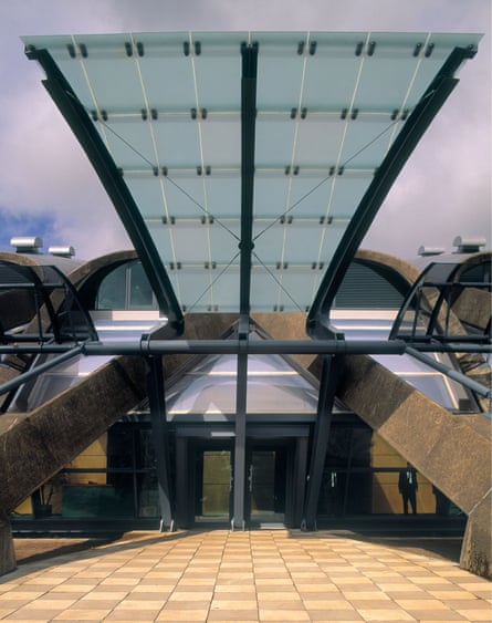 The entrance to Dollan Aqua Centre, formerly Dollan Baths