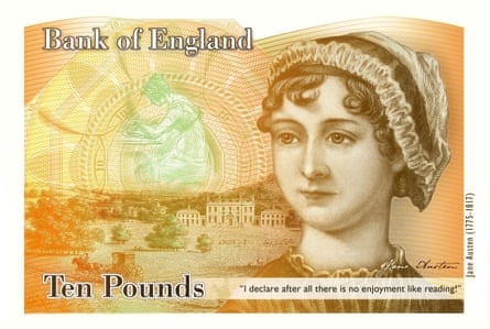 £10 note featuring Austen.