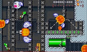 One of Super Mario Maker's most fiendish levels, Trails of Death by ChainChompBraden.