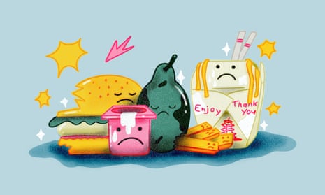 Leftover food illustration