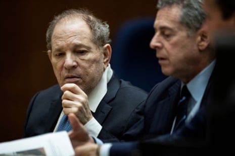 Harvey Weinstein at court in Los Angeles, California, on 4 October 2022.