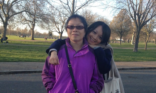 Ann with her mum in Finsbury Park, north London, in 2014