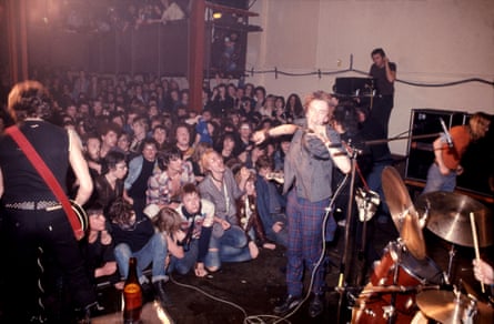 Sex Pistols performing in 1977