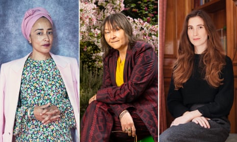 From left … Zadie Smith, Ali Smith and Baillie Gifford prize winner Katherine Rundell.