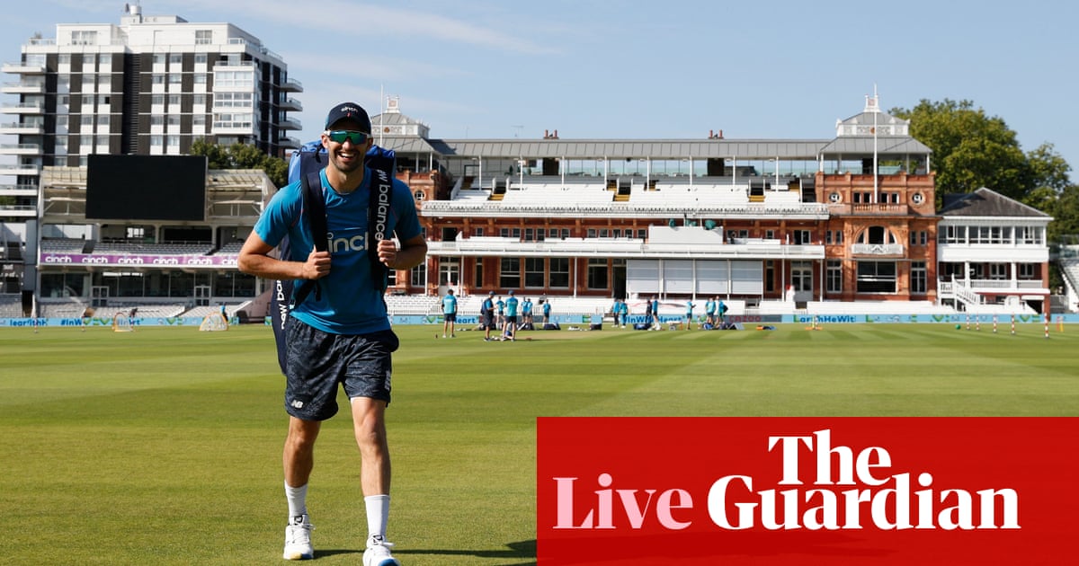 England v India: second Test, day one – live!