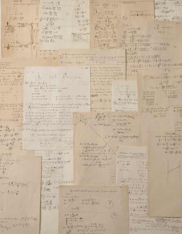 Pages of Einstein’s calculations will go on auction in November.