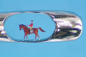 Prince Albert needle sculpture by Willard Wigan