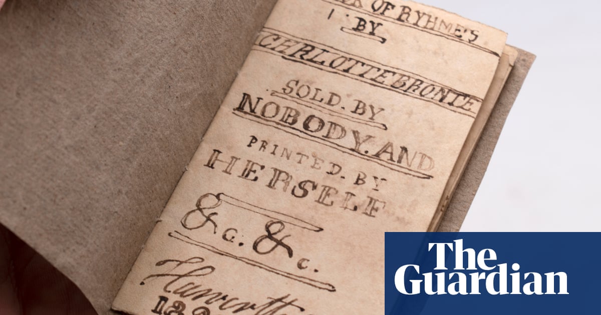 Charlotte Brontë’s $1.25m ‘little book’ of 10 poems returns home