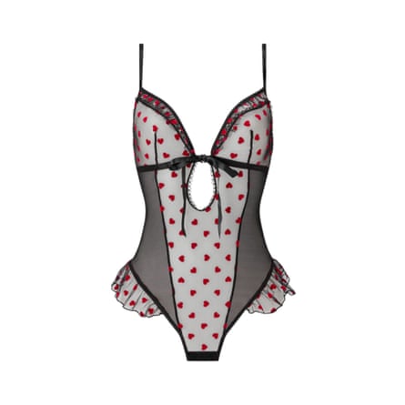 Ann Summers Queen Of Hearts Crotchless Teddy