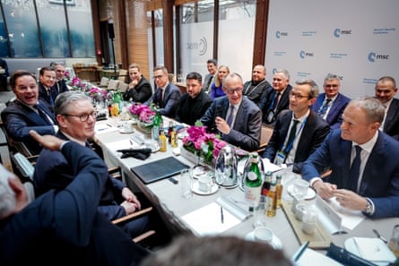 People gathered around table