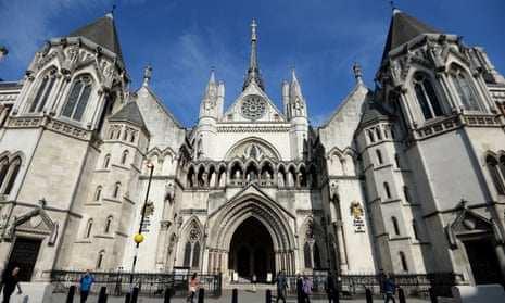 Royal Courts of Justice in London
