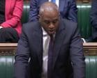 Jury trials to be scrapped for cases where sentences are likely to be less than three years, says Lammy – UK politics live