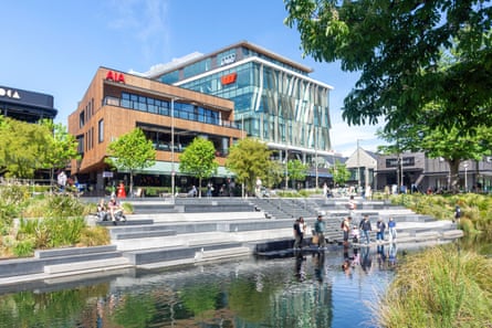 Avon River Terraced Seating, Oxford Terrace, Christchurch Central City