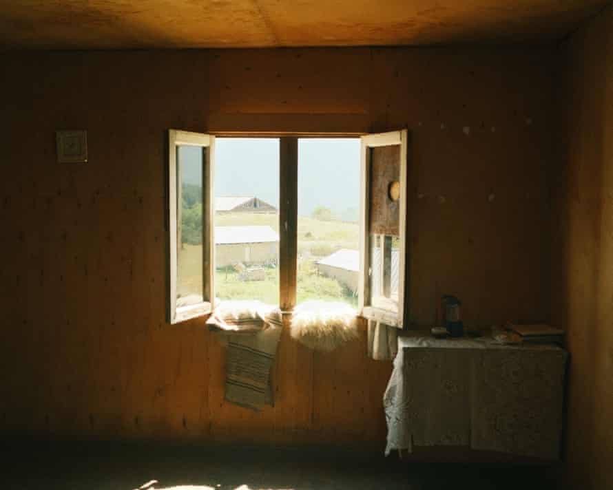 A view from Nino Kitidze's living room window.  Omalo, Tusheti.  08/21/2021.