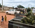 Ivorian soldiers patrolling on the back of a pick-up truck in Tougbo in the north-east near Burkina Faso's border last October.