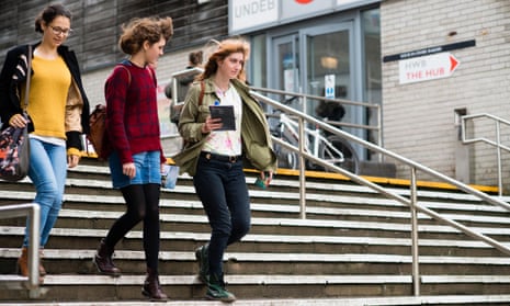 Students at Aberystwyth University, 2016.