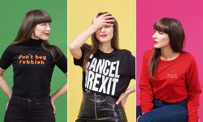 pleegouders Leeuw Verloren Statement dressing in slogan T-shirts: 'Even a small protest feels good' |  Fashion | The Guardian