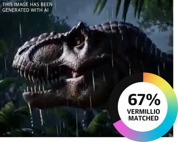 Image created by Google AI which had a strong match to Jurassic Park.