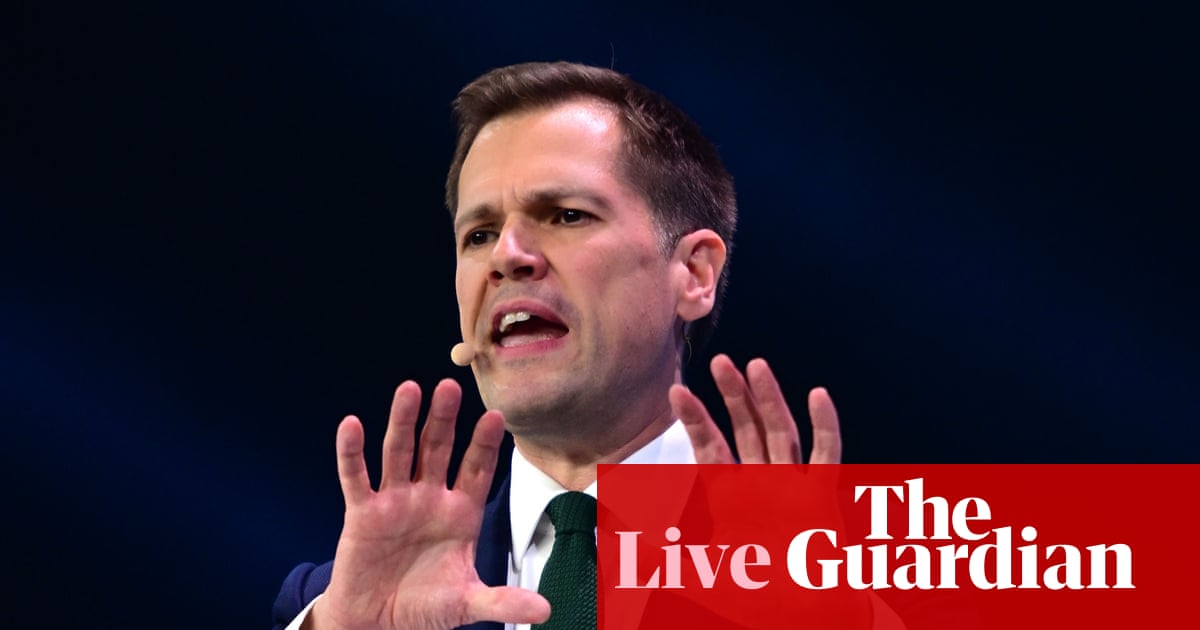 Jenrick speaks on final day of Reform conference marred by scandal and protests