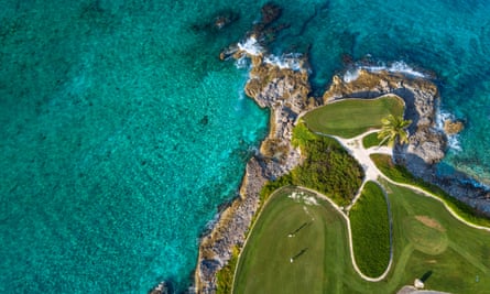 Sandals Emerald Bay, Golf aerial shot