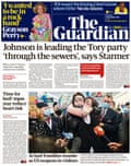 Guardian front page, 9 November 2021