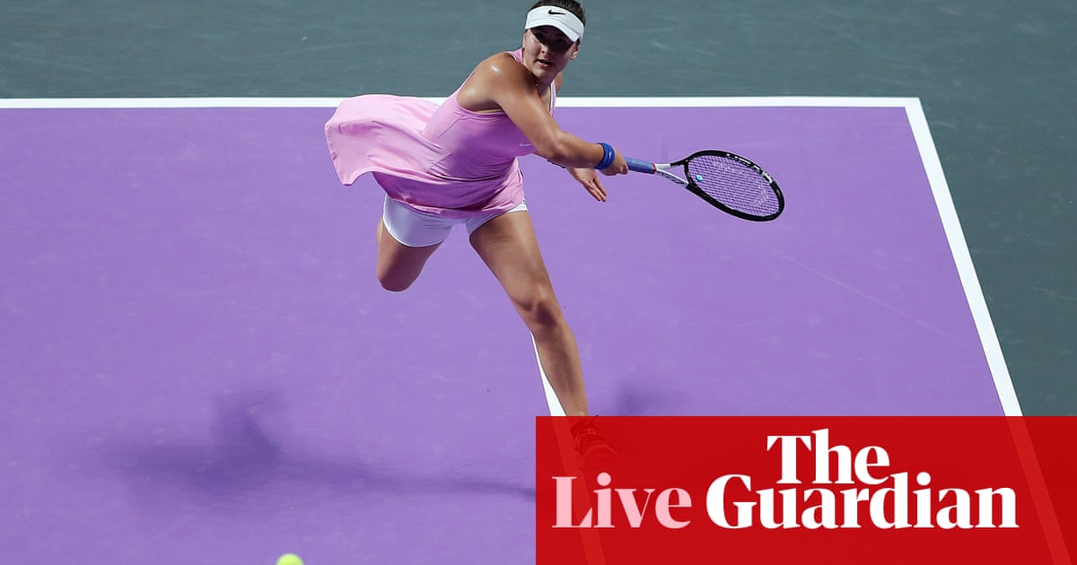 Bianca Andreescu v Simona Halep: WTA Finals 2019 – live!