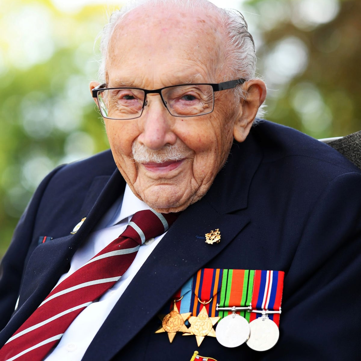 Charity Fundraiser Captain Tom Moore Signs Film Deal For Biopic Film The Guardian