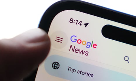 google news on smartphone