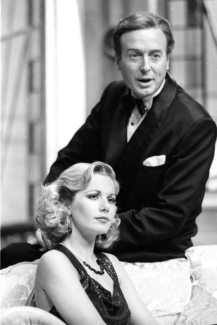 Geoffrey Davies and Glynis Barber in And Then There Were None at the Duke of York’s theatre, London, in 1987.