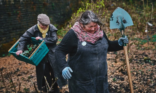 Estelle Brown (left) and Mary Clear (right), founder members of the Incredible Edible Todmorden