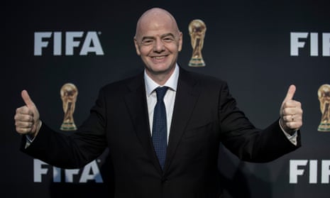Gianni Infantino at the 2026 Fifa World Cup Official Brand Launch in Los Angeles